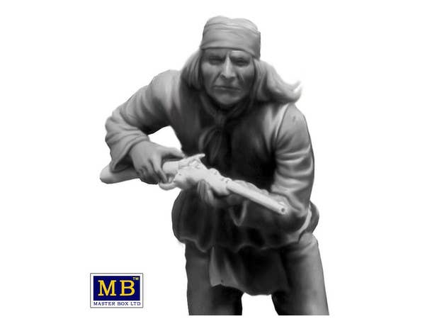 MASTER BOX Indian Wars Series, kit No. 1. Apache Attack | 4820113081590