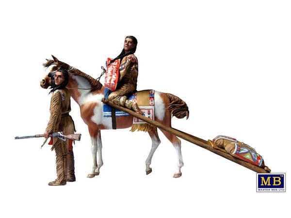 MASTER BOX 1/35 Indian Wars Series. On the Great Plains | 4820113081606