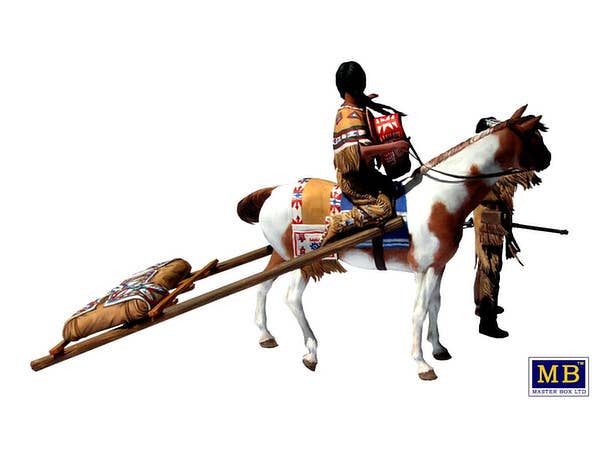 MASTER BOX 1/35 Indian Wars Series. On the Great Plains | 4820113081606