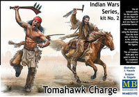 MASTER BOX 1/35 Indian Wars Series, kit No. 2. Tomahawk Charge | 4820113081163