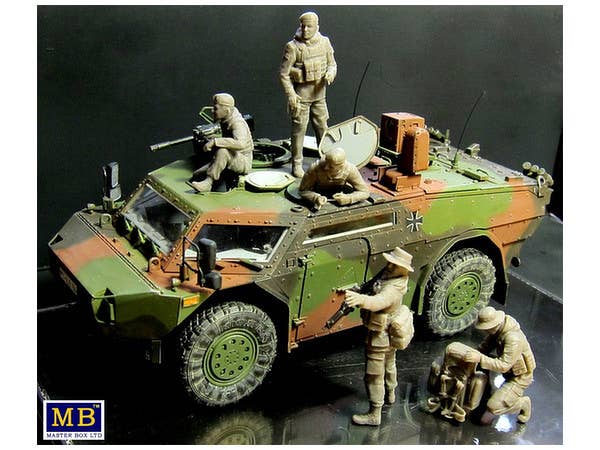 MASTER BOX 1/35 Bundeswehr. German Military Men, Present Day - UPC 4820113081804 | 4820113081804