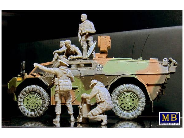 MASTER BOX 1/35 Bundeswehr. German Military Men, Present Day - UPC 4820113081804 | 4820113081804