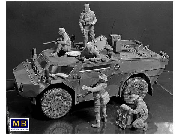 MASTER BOX 1/35 Bundeswehr. German Military Men, Present Day - UPC 4820113081804 | 4820113081804