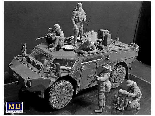 MASTER BOX 1/35 Bundeswehr. German Military Men, Present Day - UPC 4820113081804 | 4820113081804