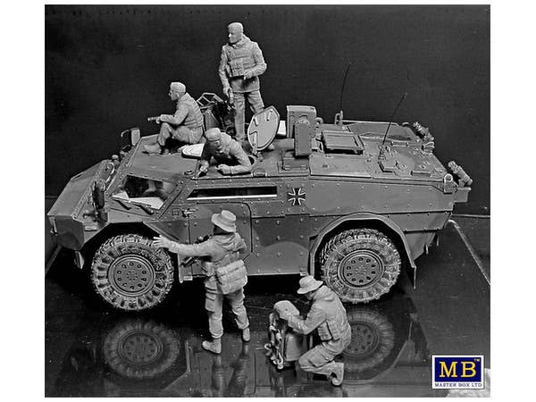 MASTER BOX 1/35 Bundeswehr. German Military Men, Present Day - UPC 4820113081804 | 4820113081804