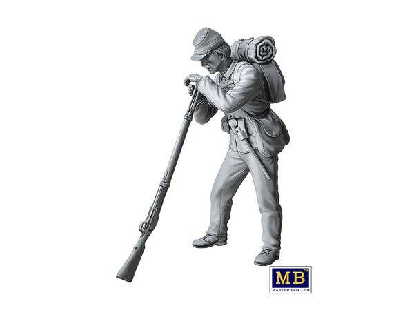 MASTER BOX 1/35 A Quick Rest, After the Battle. Union Army Infantry Sergeant, 72nd New York Regiment,Army of the Potomac, Gettysburg, July, 1863. American Civil War series | 4820113082108