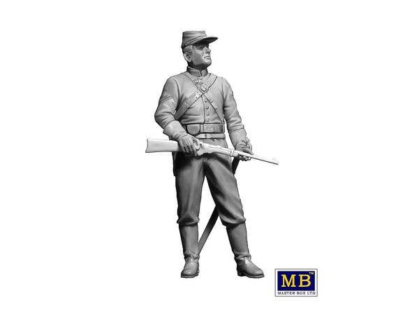 MASTER BOX 1/35 At the Ready. Brigadier General Bufford's Union Cavalry, Company Quartermaster Sergeant, Army of the Potomac, Gettysburg (Williamsport, Maryland), July, 1863. American Civil War series | 4820113082115