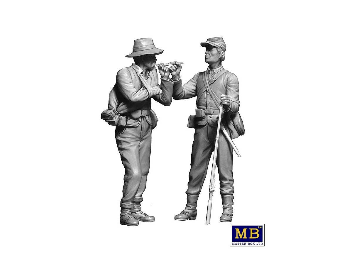 MASTER BOX 1/35 Family Reunited - Brothers Meet Again. End of the War Confederate army surrenders to Federal troops. Appomattox, Virginia, April 9th, 1865. American Civil War series | 4820113082122