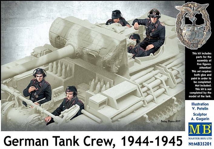 MASTER BOX 1/35 German Tank Crew, 1944-1945 | 4820113082153