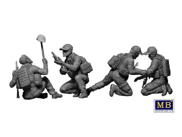 MASTER BOX 1/35 Danger Close. Special Operations Team, Present Day | 4820113082245