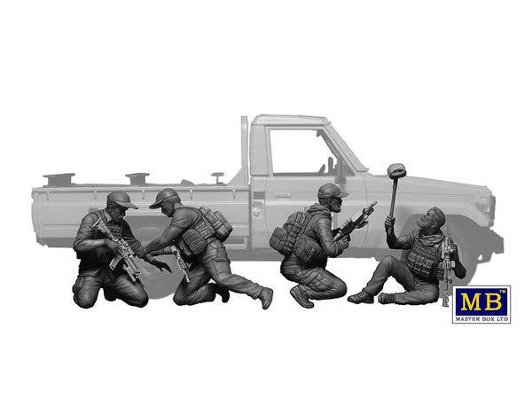 MASTER BOX 1/35 Danger Close. Special Operations Team, Present Day | 4820113082245