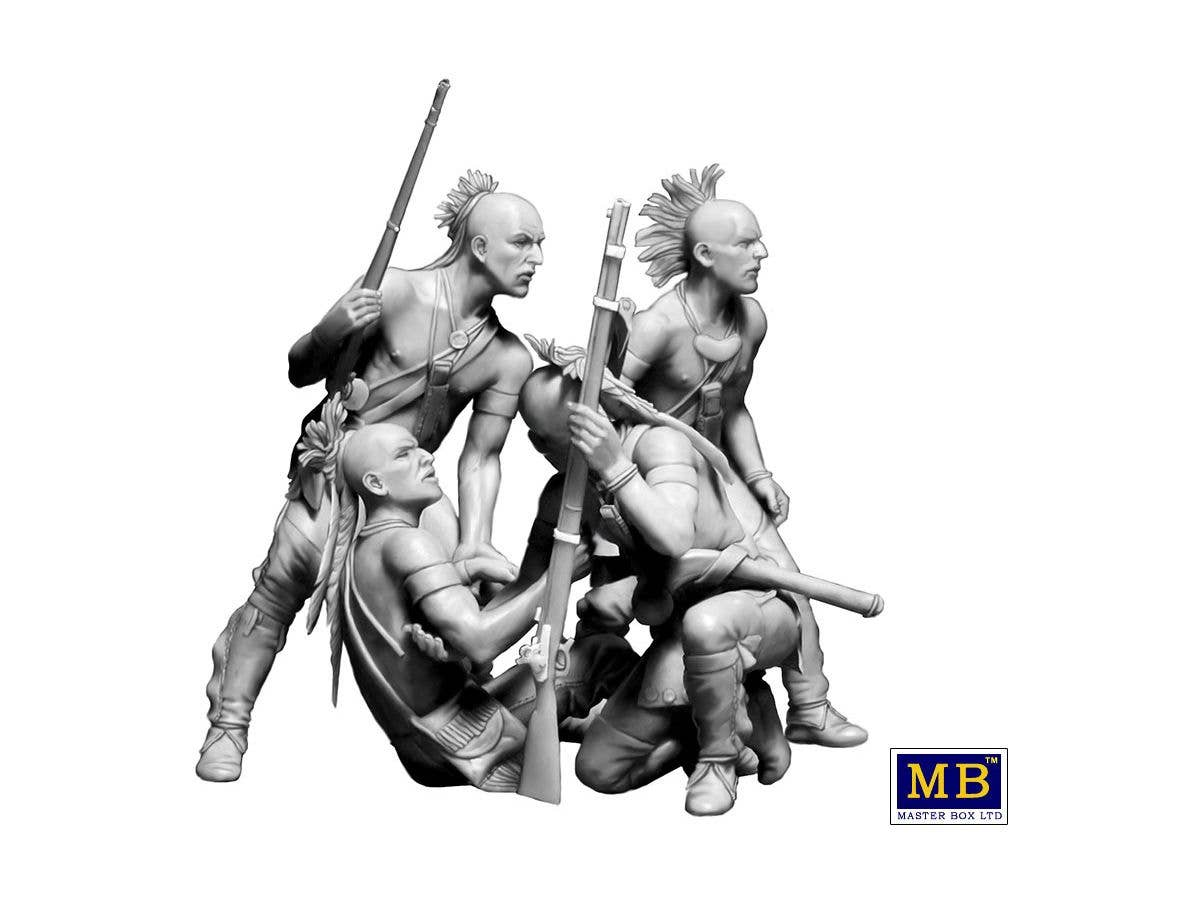 MASTER BOX 1/35 Protective Circle. Indian Wars series, XVIII century. Kit No. 1 | 4820113082276