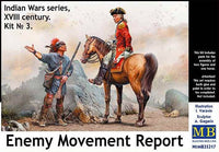 MASTER BOX 1/35 Enemy Movement Report. Indian Wars Series, XVIII century. Kit No. 3 | 4820113082368