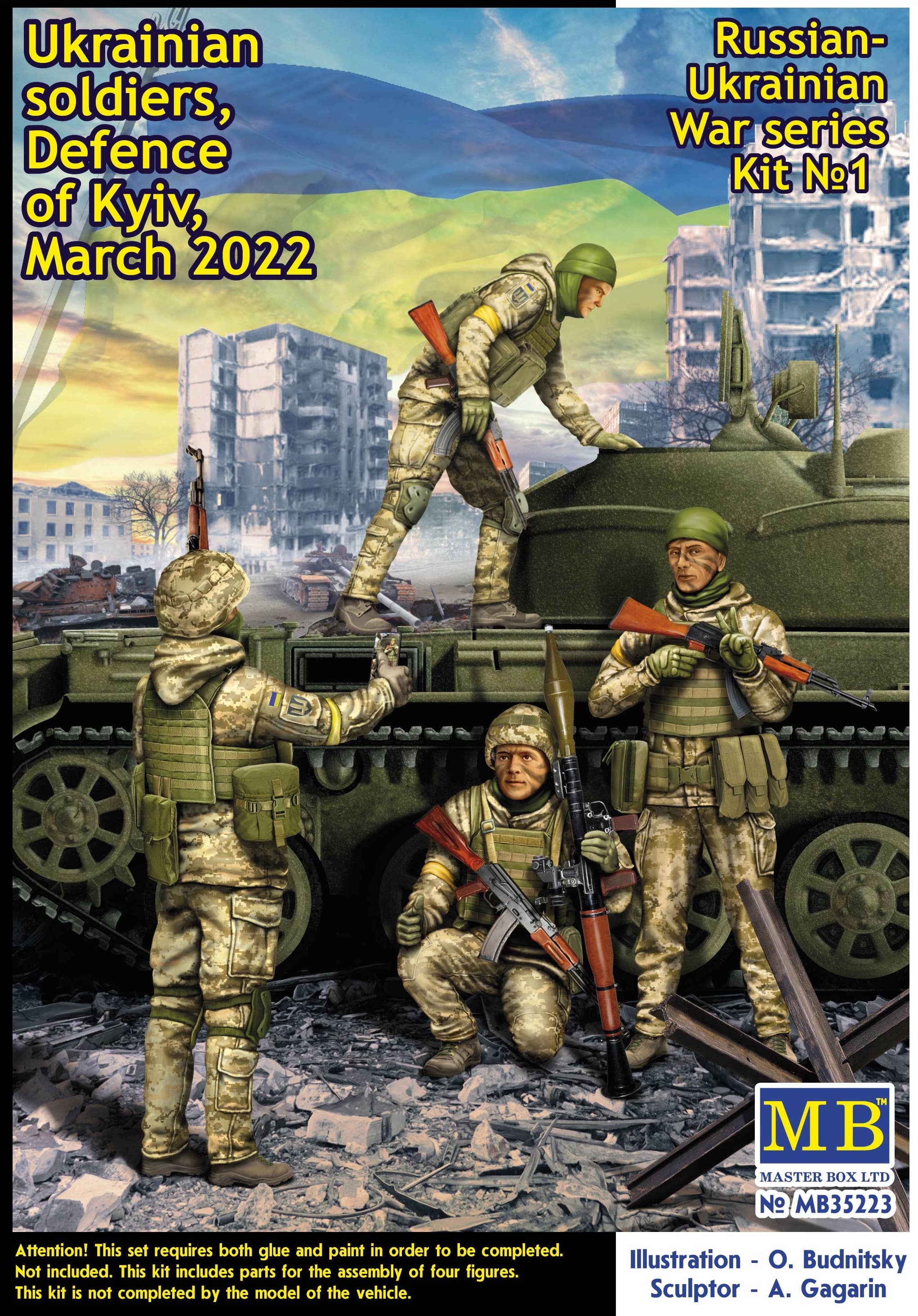 Master Box 1/35 Russian-Ukrainian War series Defence of Kyiv, March 2022. Trophy. Kit No.1 | 4820113082672