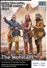 Master Box 1/35 Indian Wars Series, the XVIII century. Kit No 5. The Mohicans. | 4820113082788