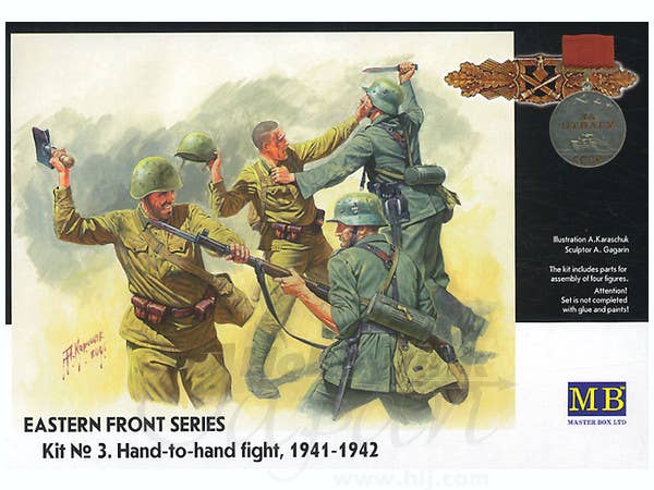 MASTER BOX 1/35 Eastern Front Series. Kit No 3. Hand-to-hand fight, 1941-1942 | 4820041760253