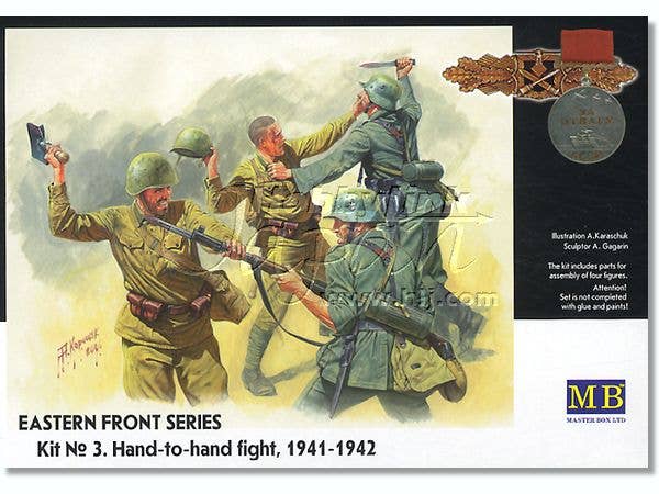 MASTER BOX 1/35 Eastern Front Series. Kit No 3. Hand-to-hand fight, 1941-1942 | 4820041760253