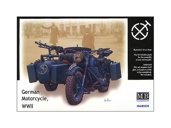 MASTER BOX 1/35 German motorcycle, WWII | 4820041760338