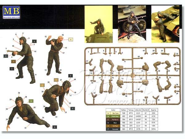 MASTER BOX 1/35 Russian Tank Crew, Kursk, 1943 | 4820041760376
