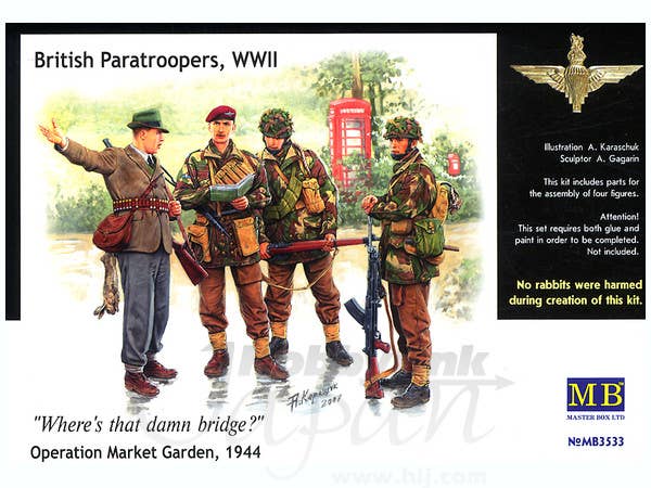 MASTER BOX 1/35 British paratroopers, 1944. Kit 1 | 4820041760383