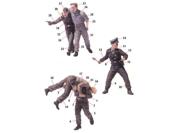 MASTER BOX 1/35 German Tank Crew, Kursk, 1943 | 4820041760413