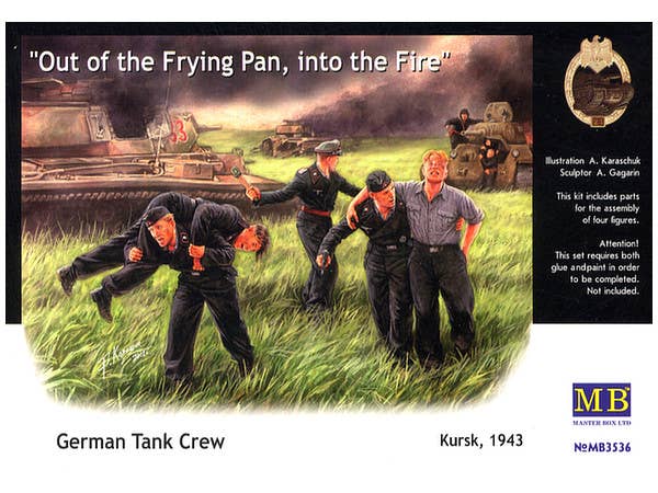 MASTER BOX 1/35 German Tank Crew, Kursk, 1943 | 4820041760413
