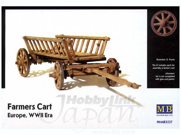 MASTER BOX 1/35 Farmer's Cart, Europe, WWII Era | 4820041760420
