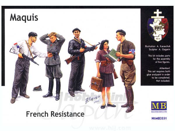 MASTER BOX 1/35 Maquis, French Resistance | 4820113080081