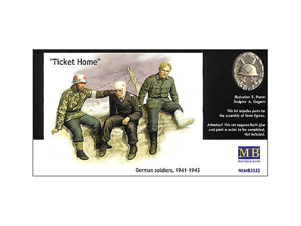 MASTER BOX 1/35 Ticket Home German soldiers, 1941-1943 | 4820113080098