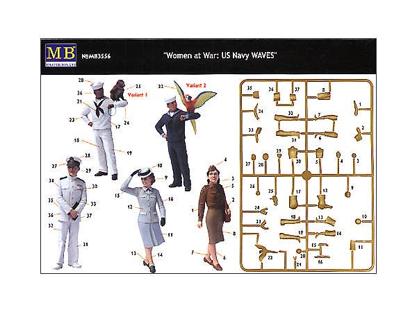 MASTER BOX Women at War: US Navy WAVES | 4820113080111
