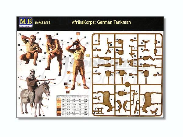 MASTER BOX 1/35 Deutsches Afrika Korps, WWII Era | 4820113080142