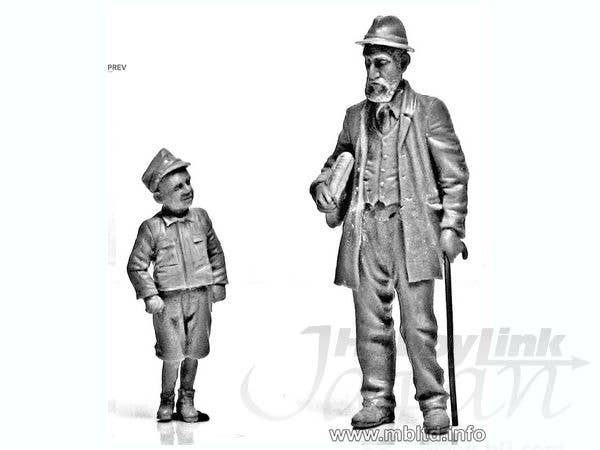 MASTER BOX 1/35 Civilians, Western region, WW II era | 4820113080340