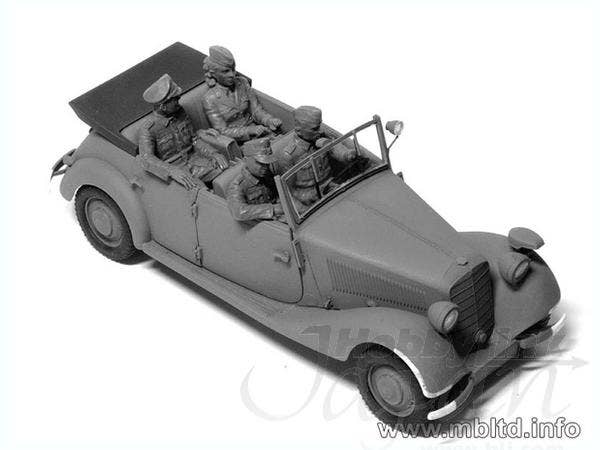 MASTER BOX 1/35 Frulein, what are you doing today German military men, WW II era | 4820113080708