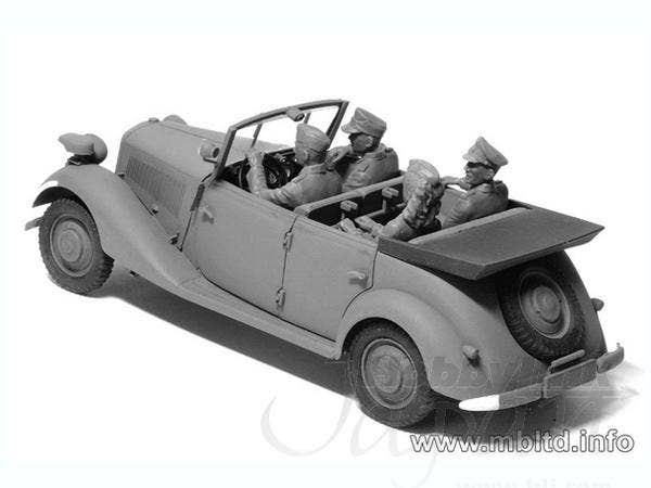 MASTER BOX 1/35 Frulein, what are you doing today German military men, WW II era | 4820113080708