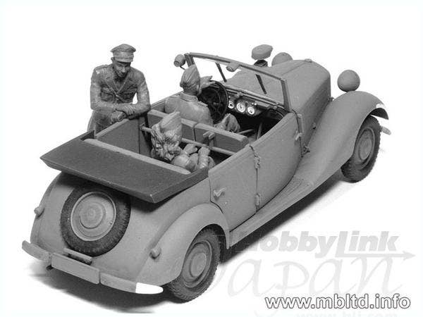 MASTER BOX 1/35 Frulein, what are you doing today German military men, WW II era | 4820113080708