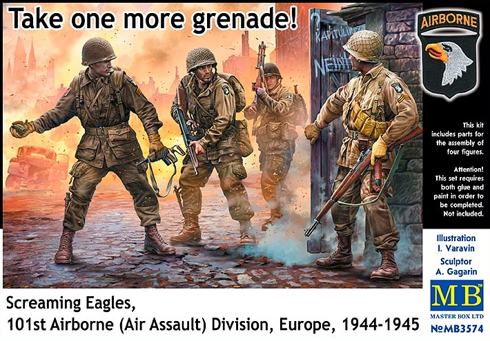 MASTER BOX 1/35 Take one more grenade Screaming Eagles, 101st Airborne (Air Assault) Division, Europe, 1944-1945 | 4820113080685