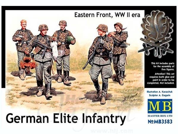 MASTER BOX 1/35 German Elite Infantry, Eastern Front, WW II era | 4820113080432