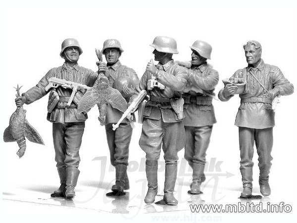 MASTER BOX 1/35 German Elite Infantry, Eastern Front, WW II era | 4820113080432