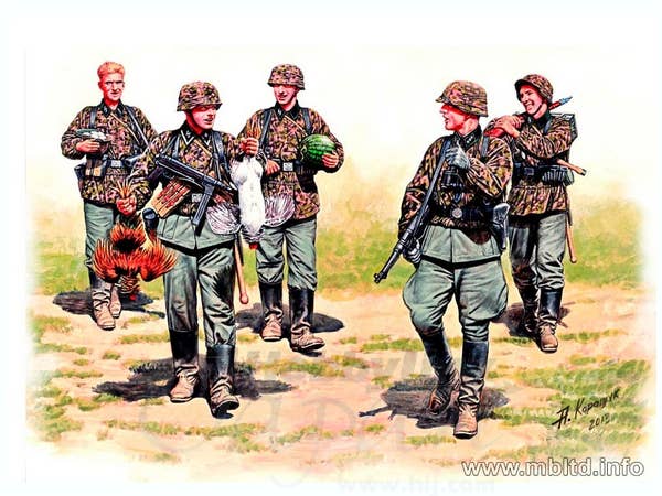 MASTER BOX 1/35 German Elite Infantry, Eastern Front, WW II era | 4820113080432