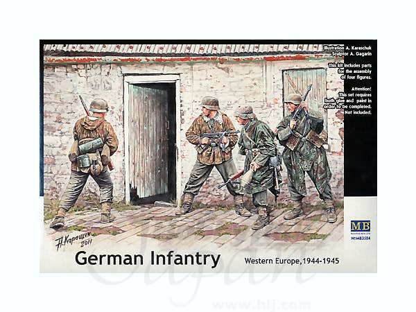 MASTER BOX 1/35 German Infantry. Western Europe. 1944-1945 | 4820113080449