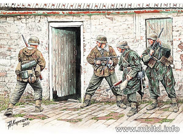 MASTER BOX 1/35 German Infantry. Western Europe. 1944-1945 | 4820113080449