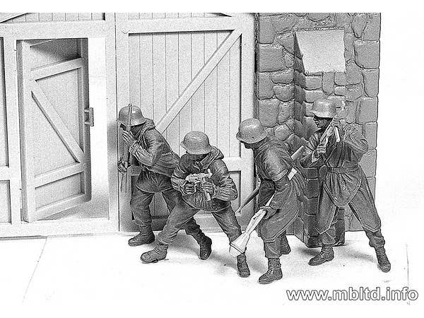 MASTER BOX 1/35 German Infantry. Western Europe. 1944-1945 | 4820113080449