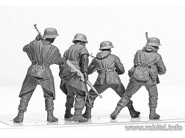 MASTER BOX 1/35 German Infantry. Western Europe. 1944-1945 | 4820113080449