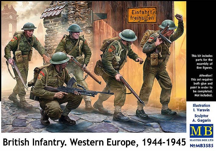 MASTER BOX 1/35 British Infantry. Western Europe. 1944-1945 | 4820113080456