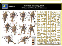 MASTER BOX 1/35 German Infantry, DAK, WWII, North Africa desert battles series, Kit N 3 | 4820113080487