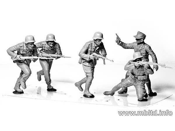 MASTER BOX 1/35 German Infantry, DAK, WWII, North Africa desert battles series, Kit N 3 | 4820113080487
