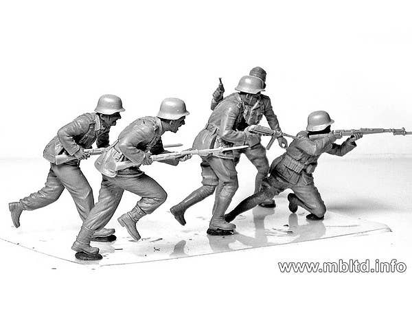 MASTER BOX 1/35 German Infantry, DAK, WWII, North Africa desert battles series, Kit N 3 | 4820113080487