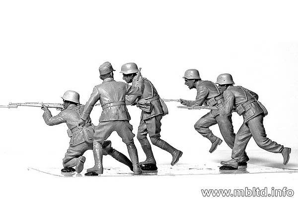 MASTER BOX 1/35 German Infantry, DAK, WWII, North Africa desert battles series, Kit N 3 | 4820113080487