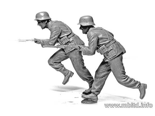 MASTER BOX 1/35 German Infantry, DAK, WWII, North Africa desert battles series, Kit N 3 | 4820113080487