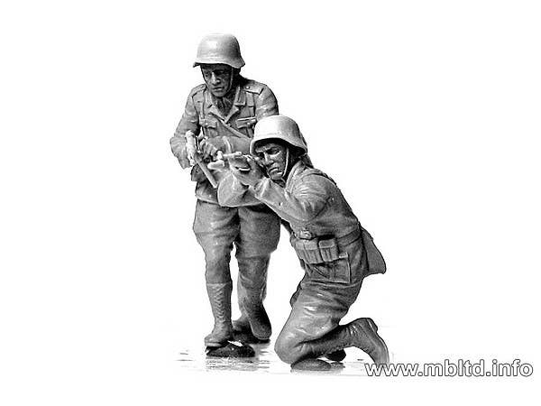 MASTER BOX 1/35 German Infantry, DAK, WWII, North Africa desert battles series, Kit N 3 | 4820113080487
